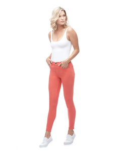 Rachel - Coupe étroite- Taille Classique - Berry Pc - Entrejambe 27" - Yoga Jeans- 1686