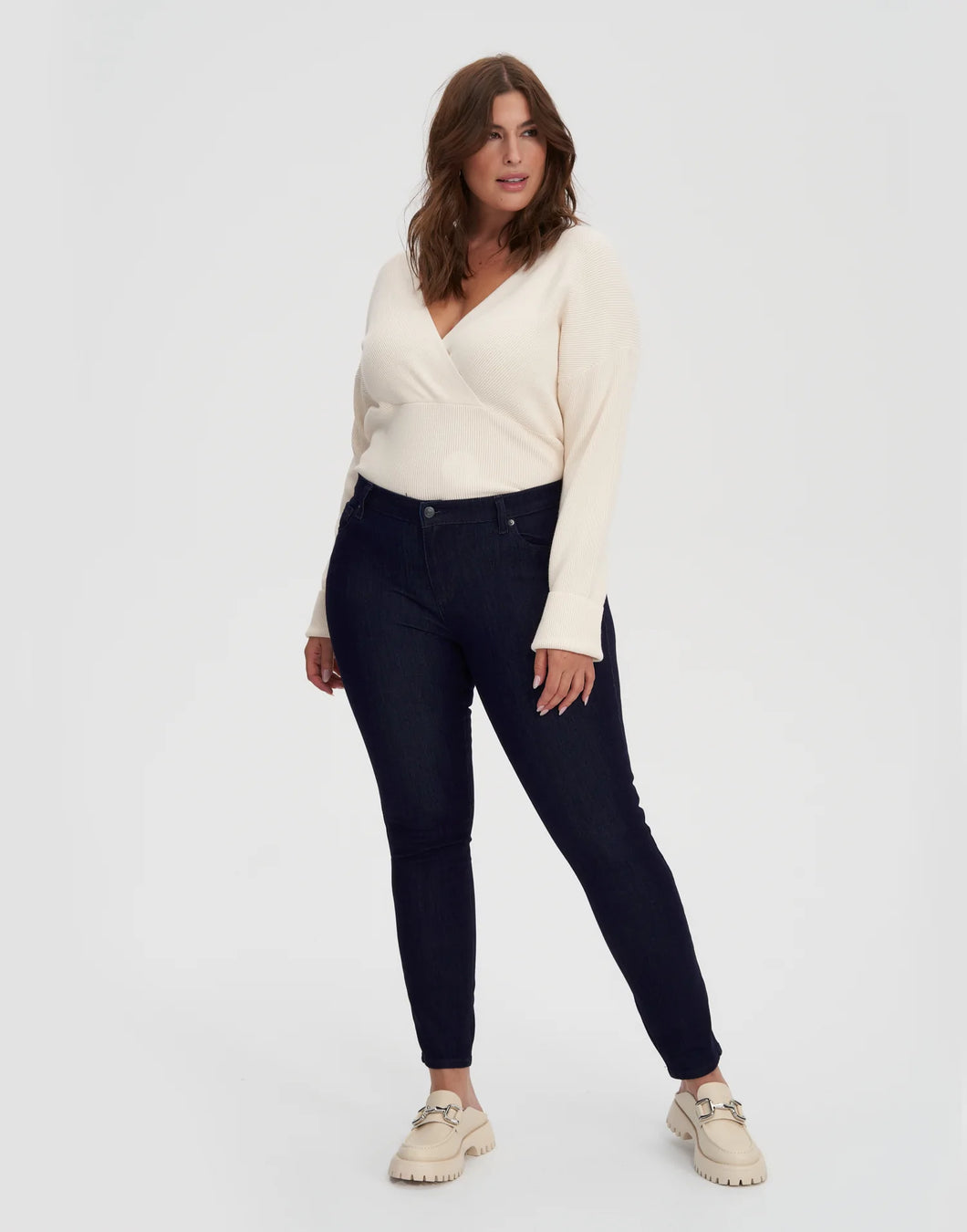 RACHEL - COUPE ÉTROITE - Taille moyenne- PRAGUE - Entrejambe 30''- Yoga Jeans