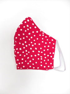 Rouge & pois blancs