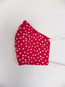 Rouge & pois blancs