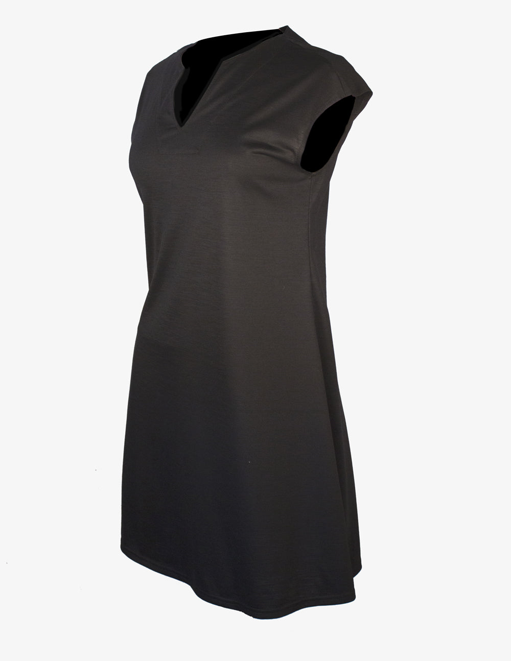 Robe Soho noir  f22 100% Merino - Bonnetier