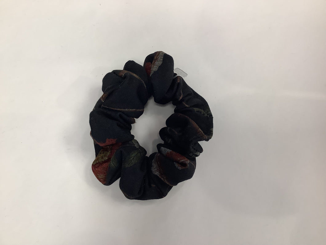 Chouchou noir fleurs automne- Rouge Canapé